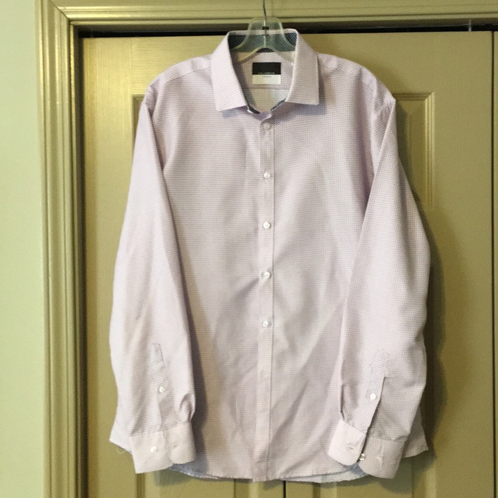 Calabrum Dress Shirt Size L/16-16.5